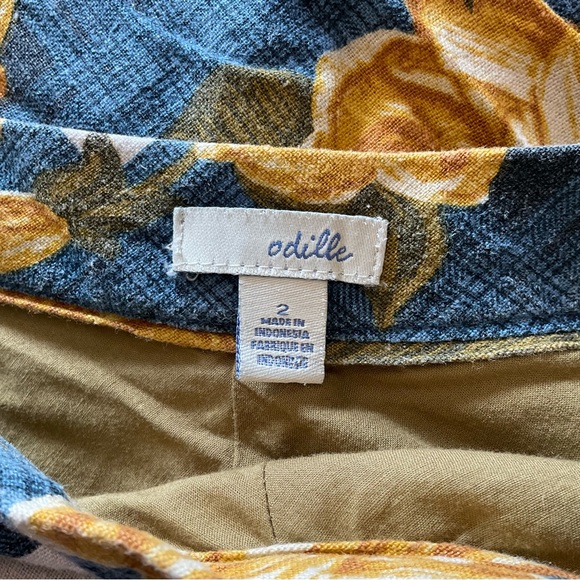 Anthropologie Odille Floral Full Skirt 2 - Picture 4 of 5